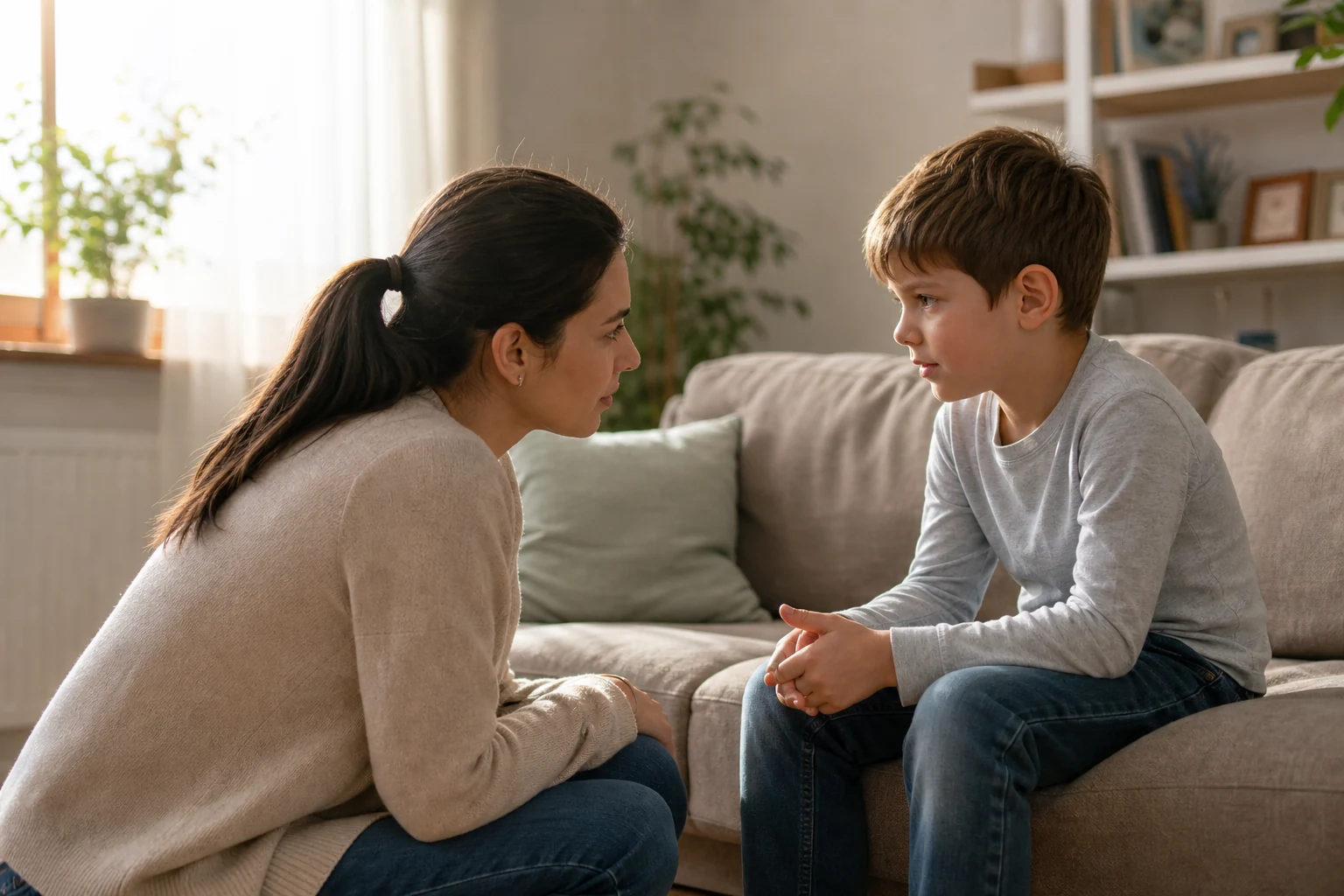 Copilul nu vrea să vorbească? Rutina de conectare care îl ajută să se deschidă
