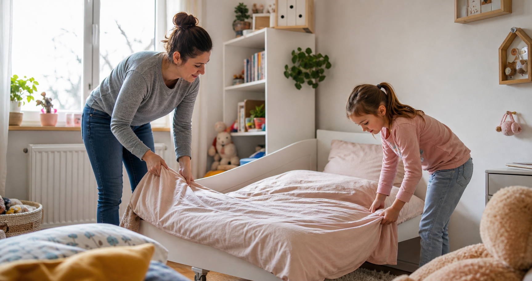 Copilul nu vrea să-și facă patul? Ritualul de dimineață care scurtează discuțiile