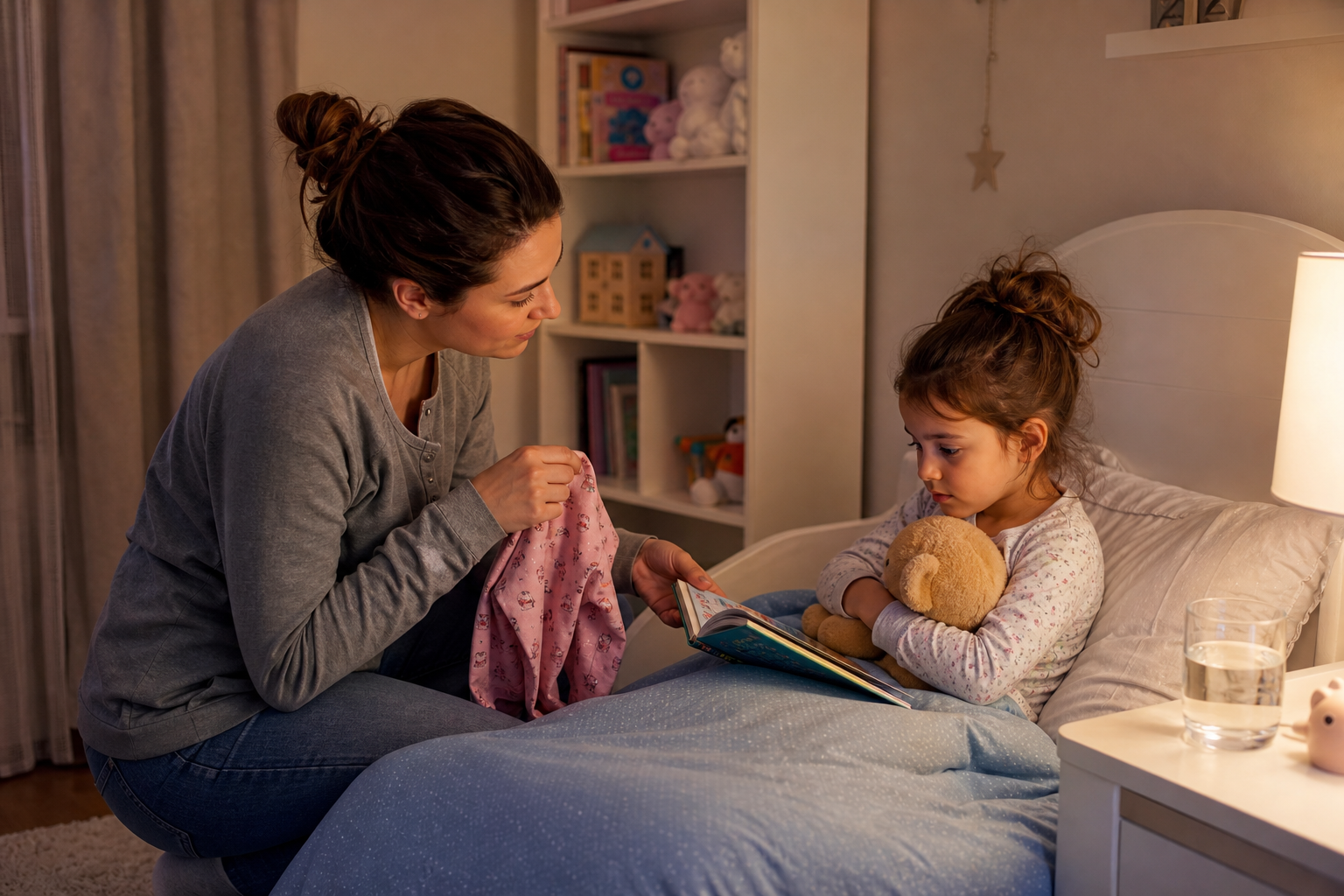 Rutina de seară a copilului: cum reduci luptele înainte de culcare